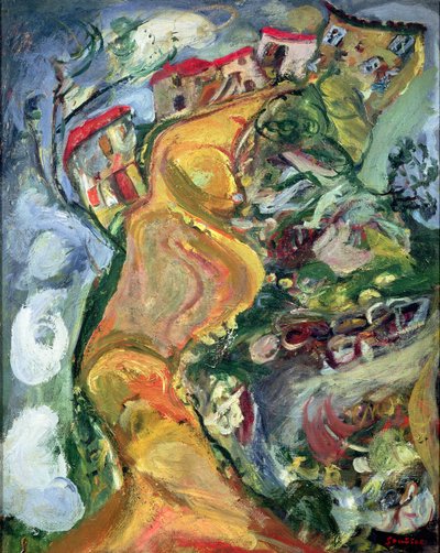 The Road to Cagnes, 1924 by Chaim Soutine